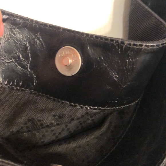 Authentic black Gucci  bag with bamboo handle - Picture 6 of 9